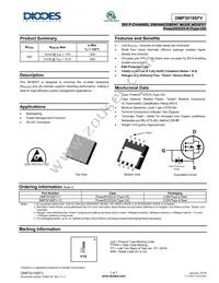 DMP3018SFV-13 Datasheet Cover