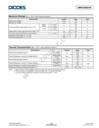 DMP3026SFDF-7 Datasheet Page 2