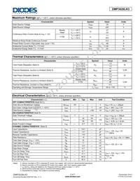 DMP3028LK3-13 Datasheet Page 2