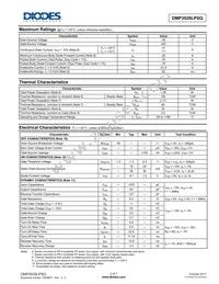 DMP3028LPSQ-13 Datasheet Page 2