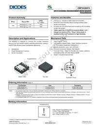 DMP3036SFG-13 Datasheet Cover
