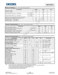 DMP3036SFV-7 Datasheet Page 2