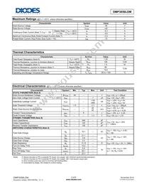DMP3056LDM-7 Datasheet Page 2