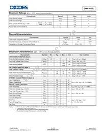 DMP3056LVT-7 Datasheet Page 2