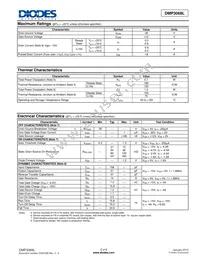 DMP3068L-13 Datasheet Page 2