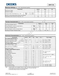 DMP3125L-13 Datasheet Page 2
