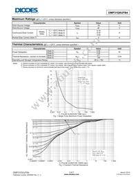 DMP31D0UFB4-7B Datasheet Page 2