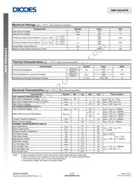 DMP32D4SFB-7B Datasheet Page 2