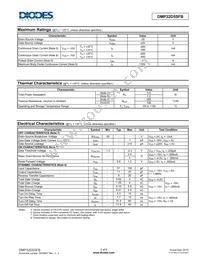 DMP32D5SFB-7B Datasheet Page 2