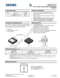 DMP4013LFG-7 Datasheet Cover