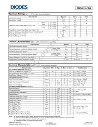DMP4013LFGQ-13 Datasheet Page 2