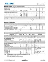 DMP4015SSS-13 Datasheet Page 2