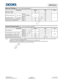 DMP4025LK3-13 Datasheet Page 2