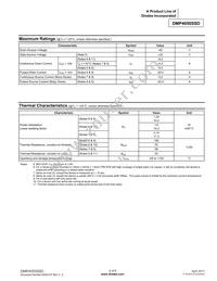 DMP4050SSDQ-13 Datasheet Page 2