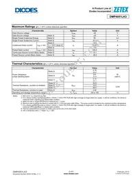 DMP4051LK3-13 Datasheet Page 2