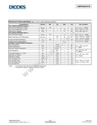 DMP56D0UFB-7 Datasheet Page 3