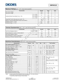 DMP6023LE-13 Datasheet Page 2