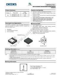 DMP6023LFGQ-7 Datasheet Cover