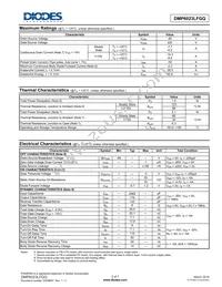 DMP6023LFGQ-7 Datasheet Page 2