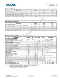 DMP6350S-13 Datasheet Page 2