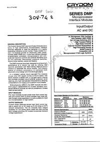 DMP6402A Datasheet Cover