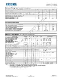 DMPH4015SSS-13 Datasheet Page 2