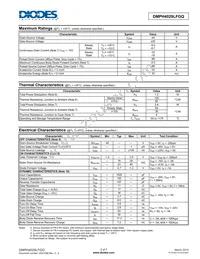 DMPH4029LFGQ-7 Datasheet Page 2