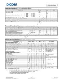 DMPH6050SK3-13 Datasheet Page 2