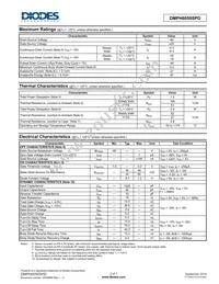 DMPH6050SPD-13 Datasheet Page 2
