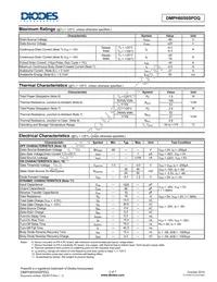 DMPH6050SPDQ-13 Datasheet Page 2