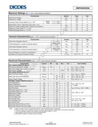 DMPH6050SSD-13 Datasheet Page 2