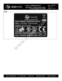 DMS050500-P5P-IC Datasheet Page 2