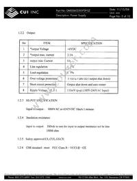 DMS060250-P5P-SZ Datasheet Page 3