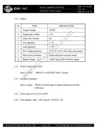 DMS090170-P5P-SZ Datasheet Page 3