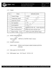 DMS120125-P5P-SZ Datasheet Page 3