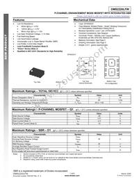 DMS2220LFW-7 Datasheet Cover