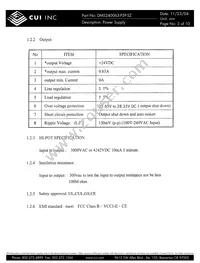 DMS240063-P5P-SZ Datasheet Page 3