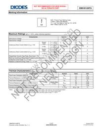 DMS3014SFG-7 Datasheet Page 2