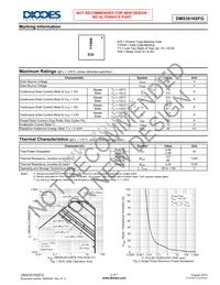 DMS3016SFG-7 Datasheet Page 2