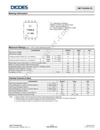 DMT10H009LPS-13 Datasheet Page 2