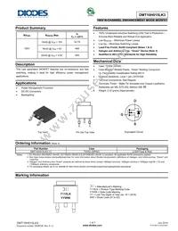 DMT10H015LK3-13 Datasheet Cover