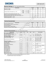 DMT10H015LPS-13 Datasheet Page 2