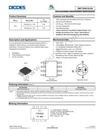 DMT10H015LSS-13 Datasheet Cover
