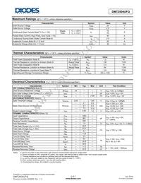 DMT2004UFG-7 Datasheet Page 2