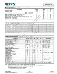 DMT3002LPS-13 Datasheet Page 2
