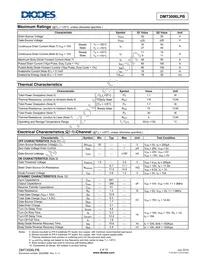 DMT3006LPB-13 Datasheet Page 2