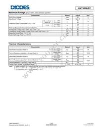 DMT3009LDT-7 Datasheet Page 2