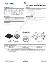 DMT3011LDT-7 Datasheet Cover