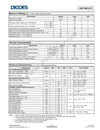 DMT36M1LPS-13 Datasheet Page 2