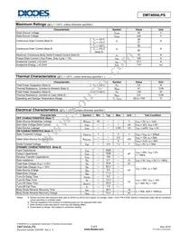DMT4004LPS-13 Datasheet Page 2